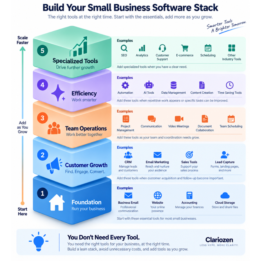 small business software stack